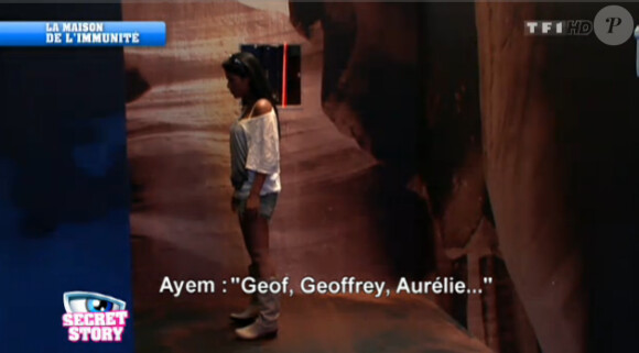 Ayem dans Secret Story 5, lundi 29 août 2011 sur TF1