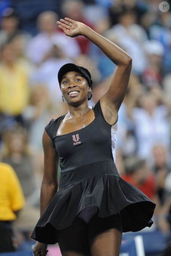 Venus Williams a remporté son premier match de l'US Open à New York le 29 août 2011