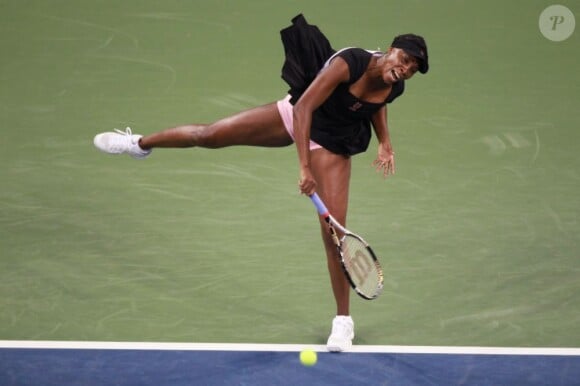 Venus Williams a remporté son premier match de l'US Open à New York le 29 août 2011