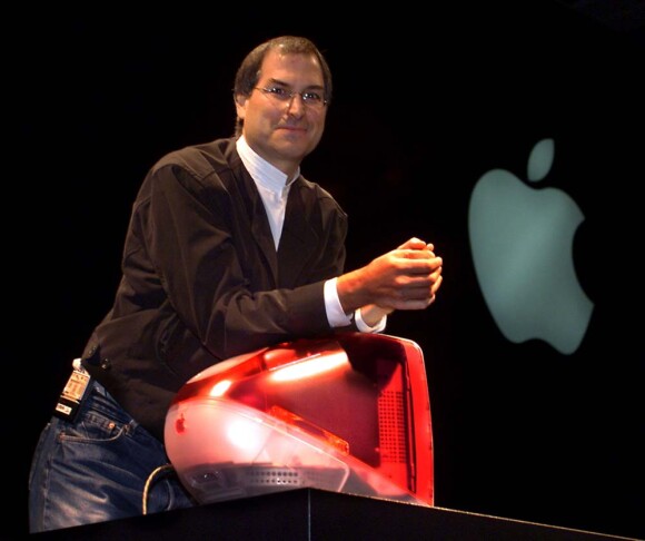 Steve Jobs à San Francisco, le 5 janvier 1999.