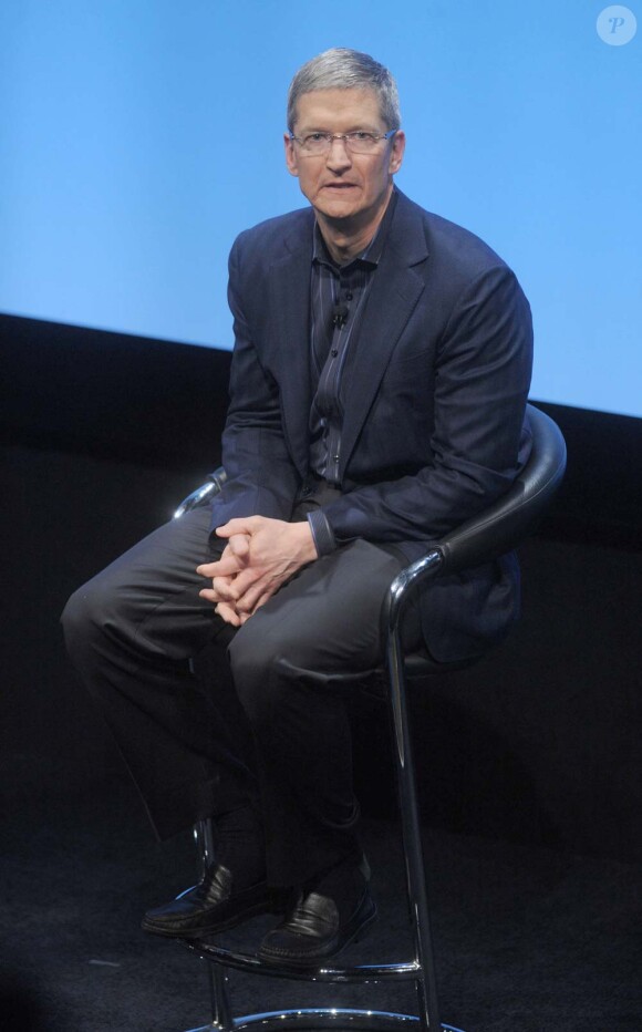 Tim Cook est le nouvel homme fort de la marque Apple. Ici à New York, le 11 janvier 2011.