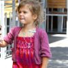 Jessica Alba dans les rues de Los Angeles avec sa fille aînée Honor. Le 31 août 2011
