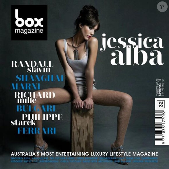 Jessica Alba pour Box Magazine
