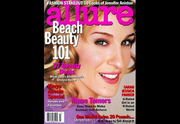Juillet 2000 : SJP couvre le magazine Allure.