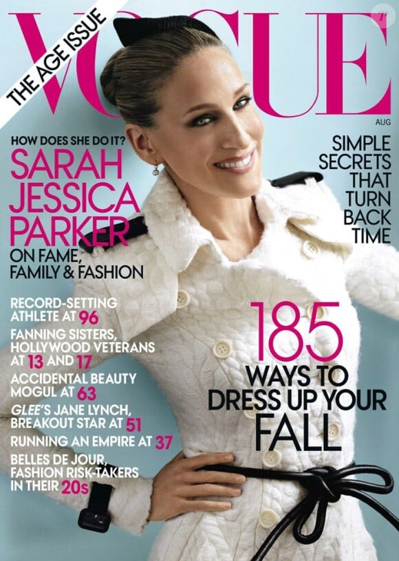 SJP, splendide dans son trench en laine Burberry pour le Vogue d'août 2011.