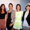 Mélanie Bernier, Louise Monot, Irène Jacob et Keren Ann lors du vernissage de l'exposition L'art, l'amour, la mode. Le 1er septembre  2011