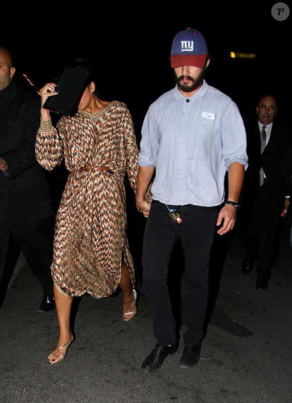 Shia LaBeouf et sa petite amie à Los Angeles le 1er septembre 2011