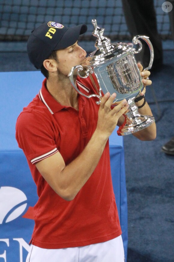 Rafael Nadal a perdu contre Novak Djokovic lors de la finale de l'US Open à New York le 12 septembre 2011