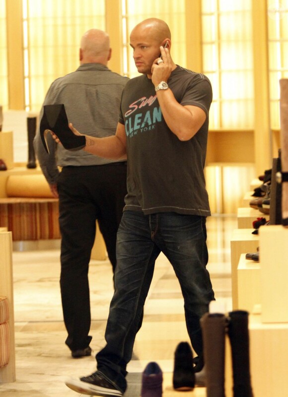 Mel B et son mari Stephen Belafonte à Beverly Hills le 12 septembre 2011