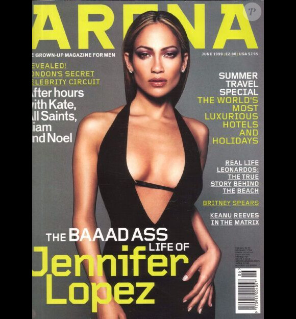 Juin 1999 : Jennifer Lopez apparaît en couverture de l'édition anglaise du magazine masculin Arena.