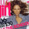 La chanteuse et actrice Jennifer Lopez en couverture du Elle Girl anglais de septembre 2002.