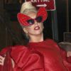 Le shooting d'Annie Leibovitz s'est poursuivi jusque tard ans la soirée avec Lady Gaga, à New York, le 12 septembre 2011.