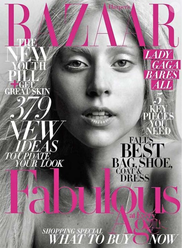 Lady Gaga par Inez et Vinoodh pour Harper's Bazaar USA, octobre 2011.
