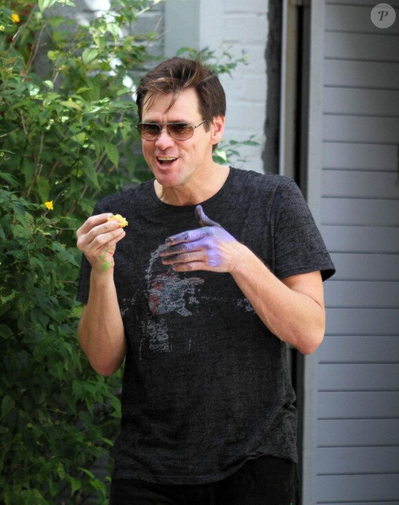 Jim Carrey à New York le 8 septembre 2011