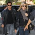 Jennifer Aniston et Justin Theroux, adorables, en balade à New York le 16 septembre 2011