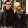 Jennifer Aniston et Justin Theroux en balade à NEw York le 16 septembre 2011