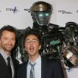 Hugh Jackman a présenté son nouveau film Real Steel en avant-première à Londres le 16 septembre 2011 en compagnie du réalisateur Shawn Levy 