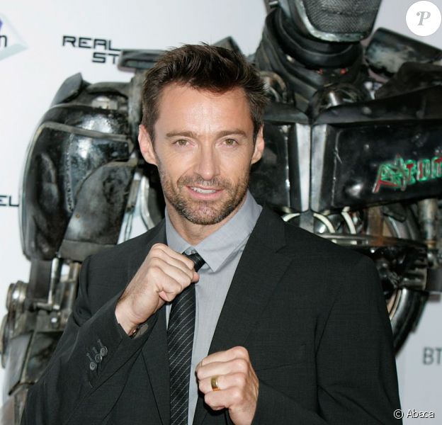 Hugh Jackman a présenté son nouveau film Real Steel en avant-première à Londres le 16 septembre 2011