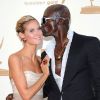 Heidi Klum et Seal lors de la 63e édition des Emmy Awards. 18 septembre 2011