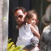 Jennifer Lopez et Marc Anthony fêtent le 43e anniversaire de ce dernier à Miami, samedi 17 septembre 2011, entourés de leurs jumeaux Max et Emme.