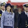 La princesse héritière Mary de Danemark inaugure et nomme un nouveau navire de la Marine nationale Holger Danske à Kalundborg au Danemark le 18 Septembre 2011
