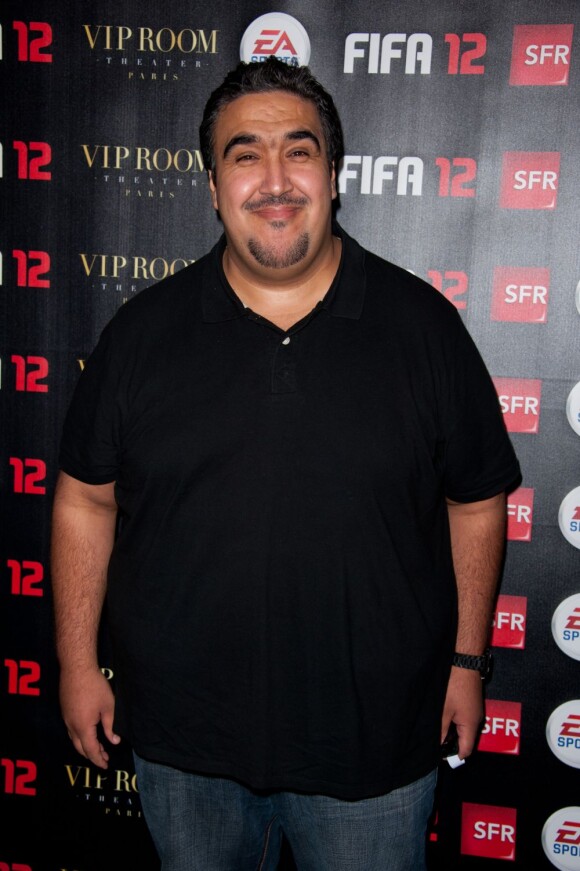 Wahib à la soirée FIFA 2012 le 19 septembre 2011 au VIP ROOM de Paris