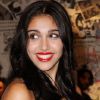 Lourdes Leon est sublime et glamour lors de l'anniversaire de la griffe Material Girl créée avec Madonna chez Macy's. New York, 20 septembre 2011
