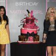 Lourdes Leon et Kelly Osbourne célèbrent la première année de la griffe Material Girl créée avec Madonna chez Macy's. New York, 20 septembre 2011