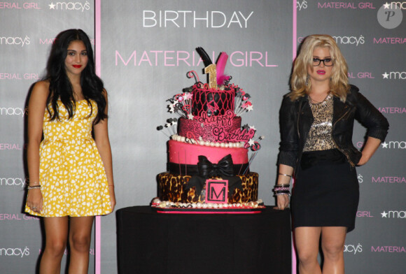Lourdes Leon et Kelly Osbourne célèbrent la première année de la griffe Material Girl créée avec Madonna chez Macy's. New York, 20 septembre 2011