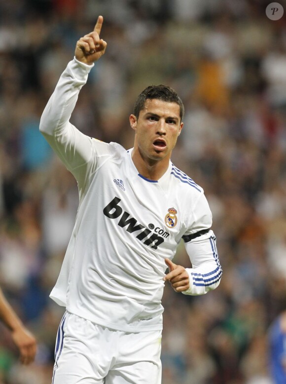 Cristiano Ronaldo le 10 mai 2011 lors d'un match face à Getafe à Madrid