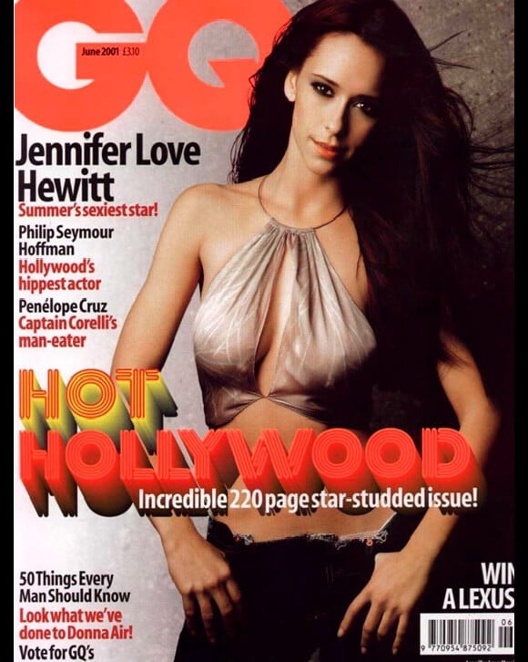 Le numéro de juin 2001 du magazine GQ, sublimé par Jennifer Love Hewitt.