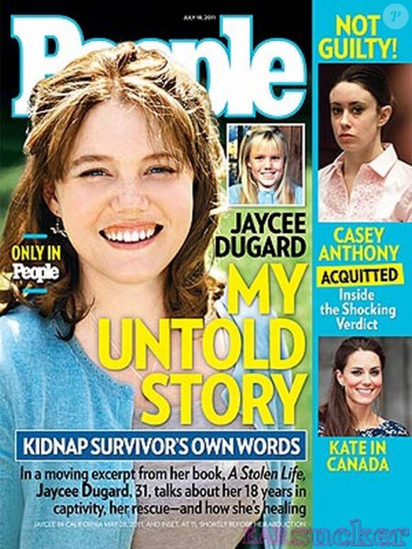 Jaycee Dugard en couverture du magazine People, en juillet 2011.