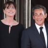 Carla Bruni-Sarkozy et le président Nicolas Sarkozy le 27 mai 2011 à Deauville