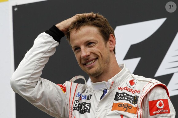 Jenson Button, le 31 juillet à Budapest