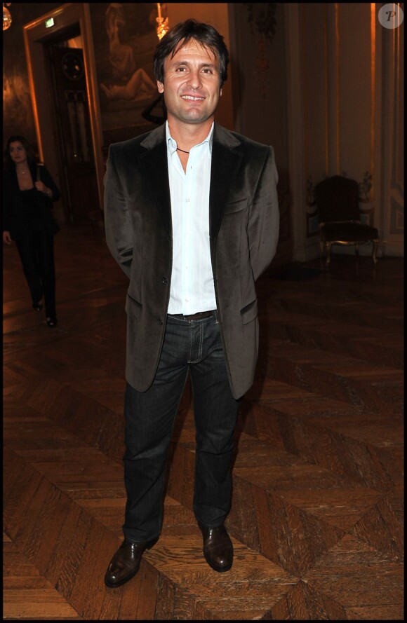 Fabrice Santoro lors du Par Coeur Gala, à l'Hôtel de Ville, à Paris. 26 septembre 2011