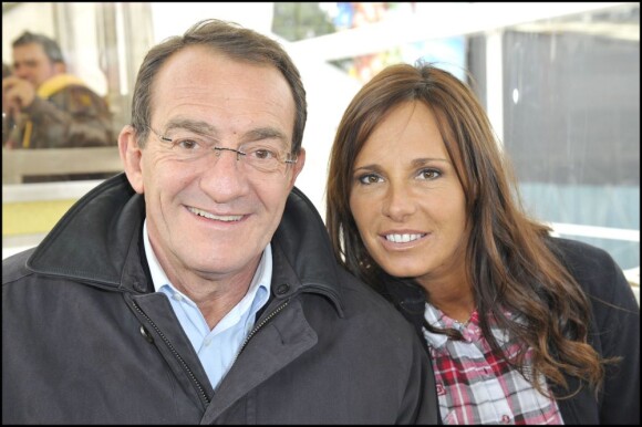 Jean-Pierre Pernaut et Nathalie Marquay en avril 2010.