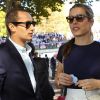 Charlotte Casiraghi et son chéri, Alex Dellal, lors de l'édition 2011 du Prix de l'Arc de Triomphe, dimanche 2 octobre, qui a vu le sacre inattendu de la pouliche allemande Danedream, auteure du nouveau record de l'épreuve.