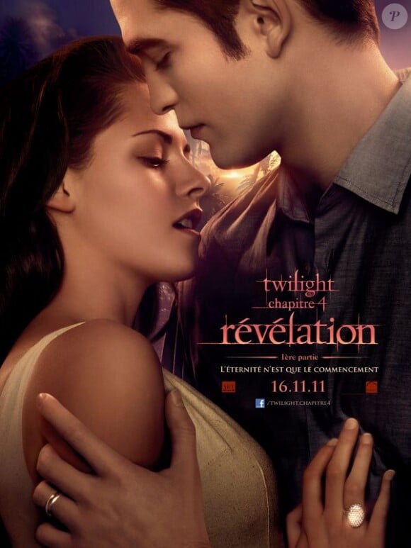 Affiche du film Twilight - chapitre IV : Révélation (première partie)