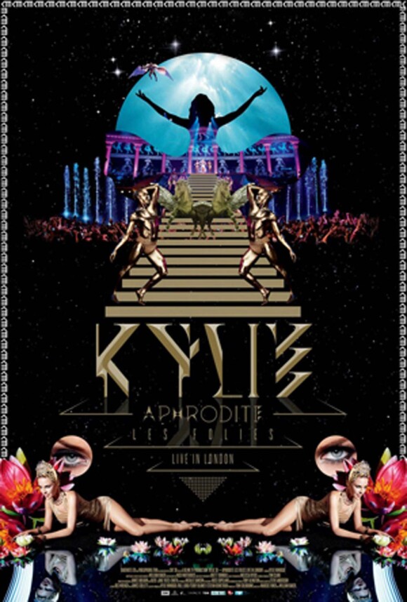 Pochette du DVD live de Kylie Minogue attendu le 28 novembre 2011.