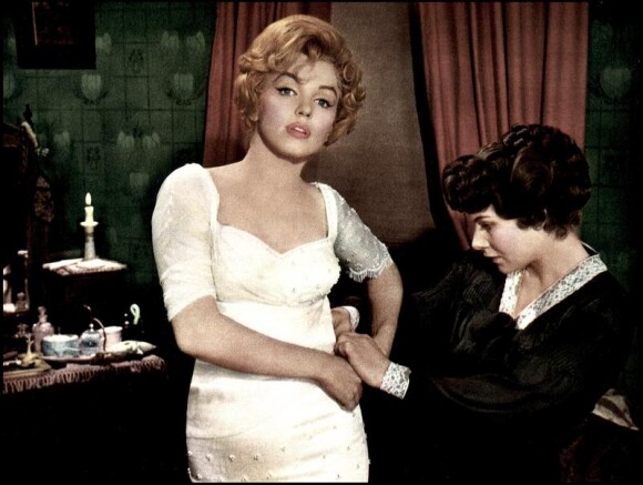 Marilyn Monroe dans Le Prince et la danseuse, réalisé par Laurence Olivier (1957)