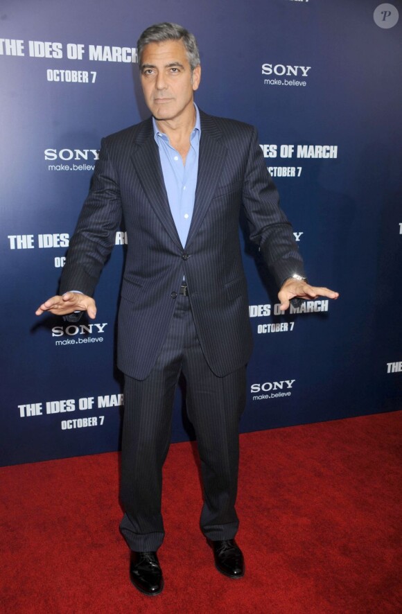 L'avant-première des Marches du Pouvoir de George Clooney, à New-York, le 5 octobre. George Clooney a déjà présenté son film à Venise et Toronto.
