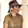 La princesse Maxima des Pays-Bas à Rome pour l'inauguration de l'exposition Mondrian, L'Armonia Perfetta, le 6 octobre 2011.