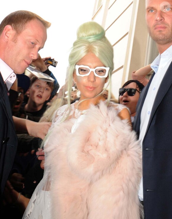 Lady Gaga à Londres, le 5 octobre 2011.