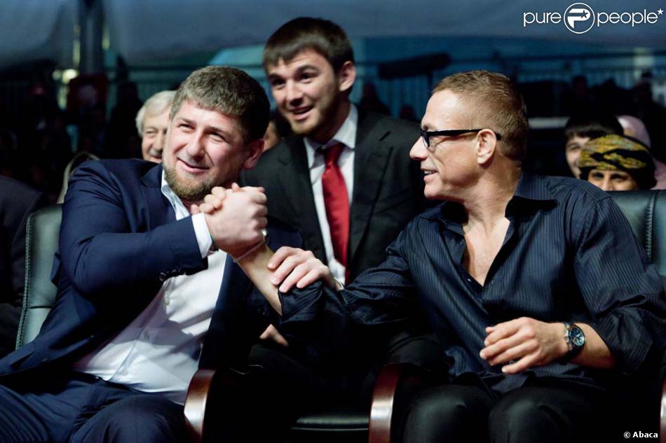 Jean Claude Et Le President Tchetchene Ramzan Kadyrov A Grozny Le 5 Octobre 2011 Purepeople