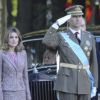 Toute la famille royale espagnole réunie pour la fête nationale espagnole, le 12 octobre 2011, à Madrid. Ce fut un moment solennelle pour la famille.