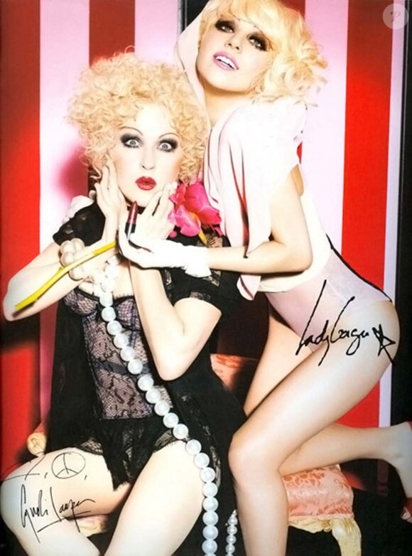Lady Gaga et Cindy Lauper - Campagne Viva Glam de MAC 2010