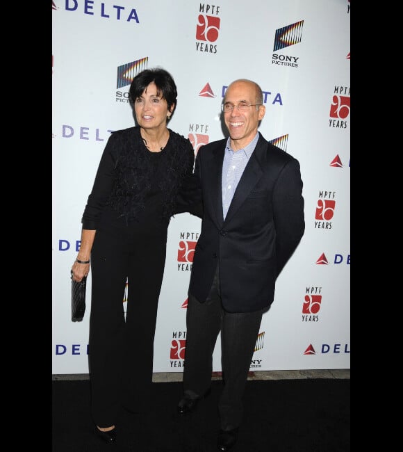Jeffrey Katzenberg et sa femme, le 15 octobre 2011 à Los Angeles.