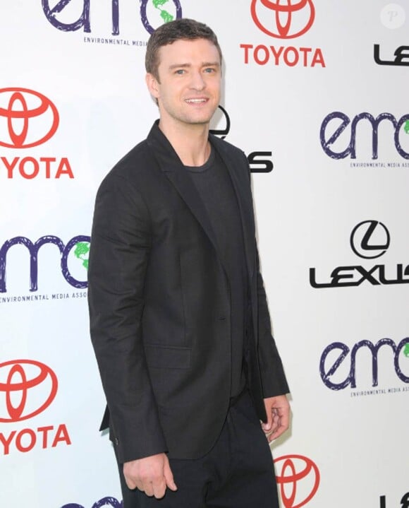 Justin Timberlake lors de la soirée des Environmental Media Awards, le 15 octobre 2011.