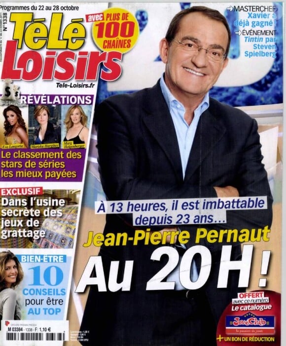 Couverture du magazine Télé Loisirs en kiosques lundi 17 octobre
