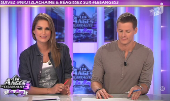 Jeny Priez et Matthieu Delormeau dans Les Anges de la télé-réalité - Le Mag sur NRJ 12 le mardi 18 octobre 2011